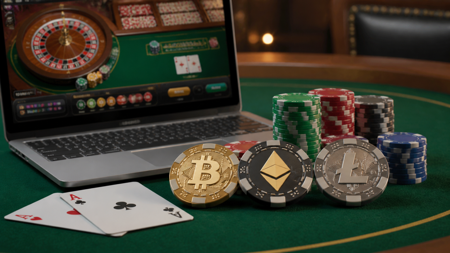 Best Crypto Casino Guide for Safer, Smarter Play Crypto casino interface with chips and playing cards